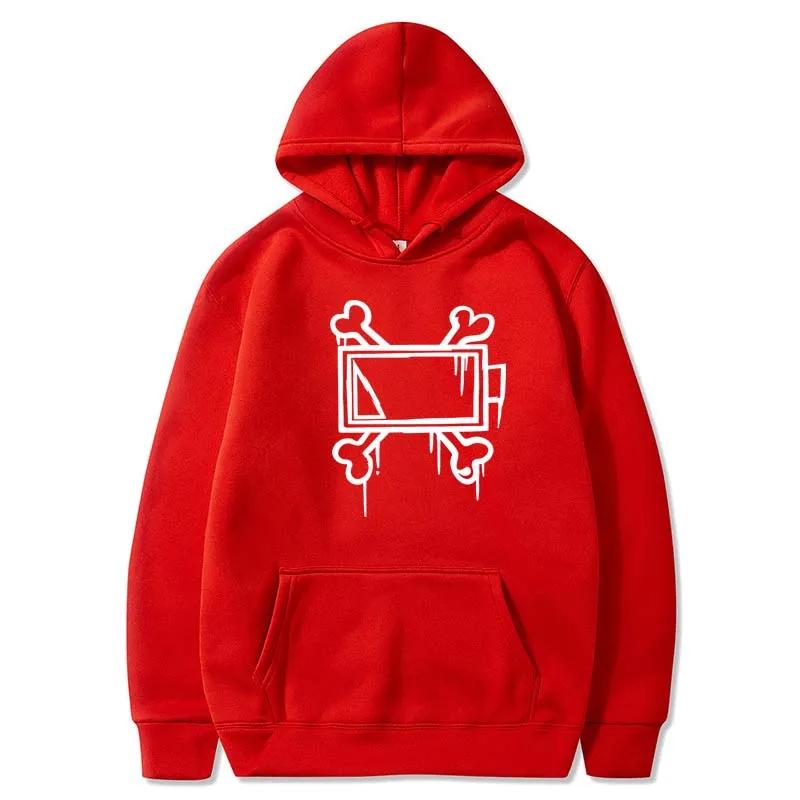ETST 011 Heren Hoodie MURDER DRONES Hoodies Bedrukking Lange Mouw Casual Lente en Herfst Sweatshirt Fleece Streetwea Kleding S