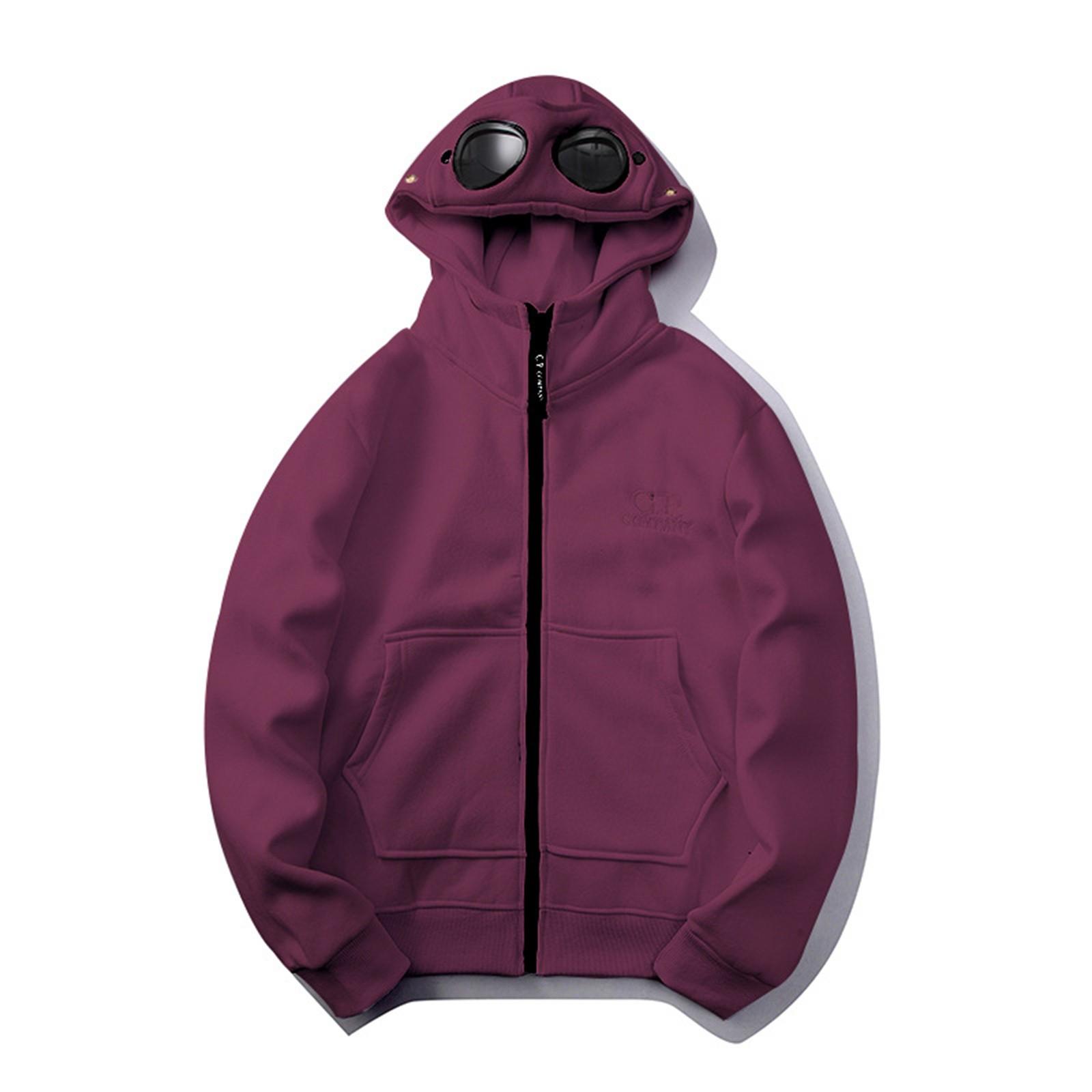 BeautifulJoy Men's And Women's Sweatshirts Fashion Casual Sweatshirt Loose Zipper Cardigan Long Sleeve Hooded Jacket M
