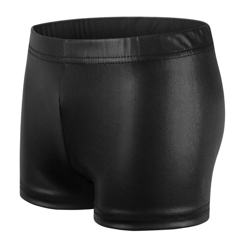 Kidsyuan Kinderen Shorts Meisjes Glanzende Hotpants Dans Gymnastiek Fitness Korte Broek voor Kinderen 160