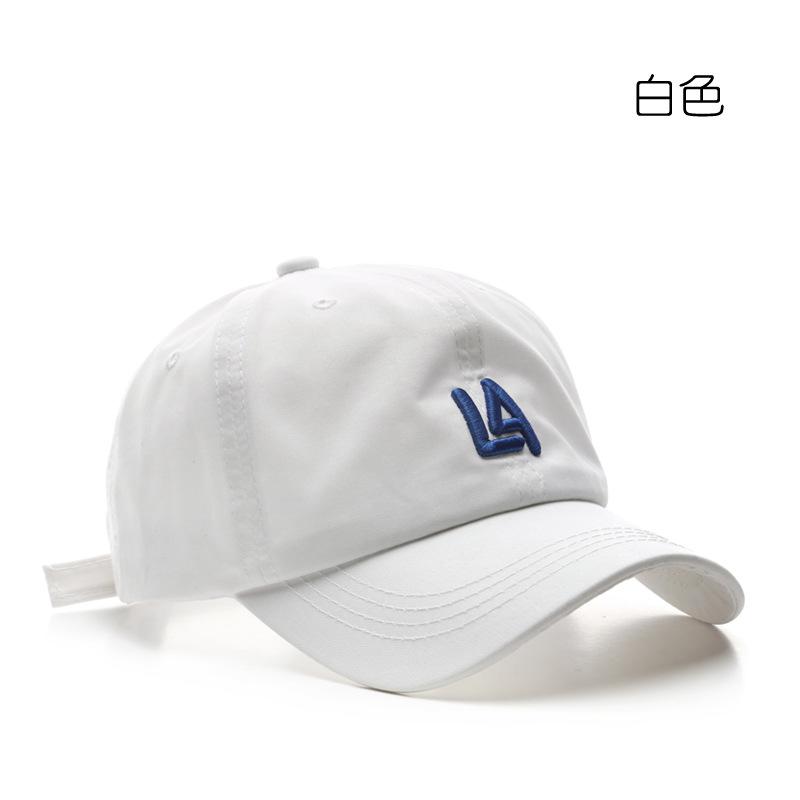 Hi Cap Mode Borduren Baseball Cap Zomer Outdoor Verstelbare Hip Hop Hoeden Bone Snapback Hoed adjustable wit