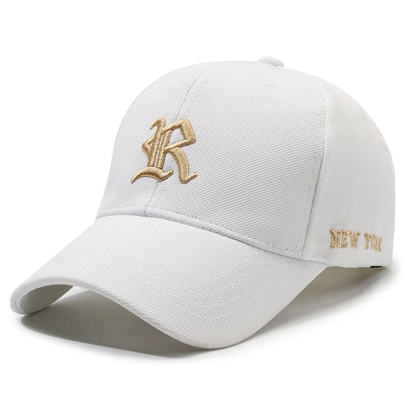 ONIHUA Mannen Zonnehoed Vrouwen Borduren Brief Cap Lente Zomer Buitensporten Baseball Cap Paardenstaart Panama Cap Piek Cap Zonneklep Hoeden