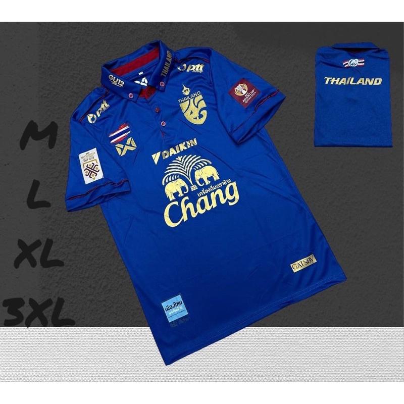 Muay Thai Kick Boxing THAILAND Nationaal Voetbal Voetbal Trainingsshirt Snel Droog Shirt Polo Kraag Polyester Korte Mouw Unisex Heren Dames Uniform L