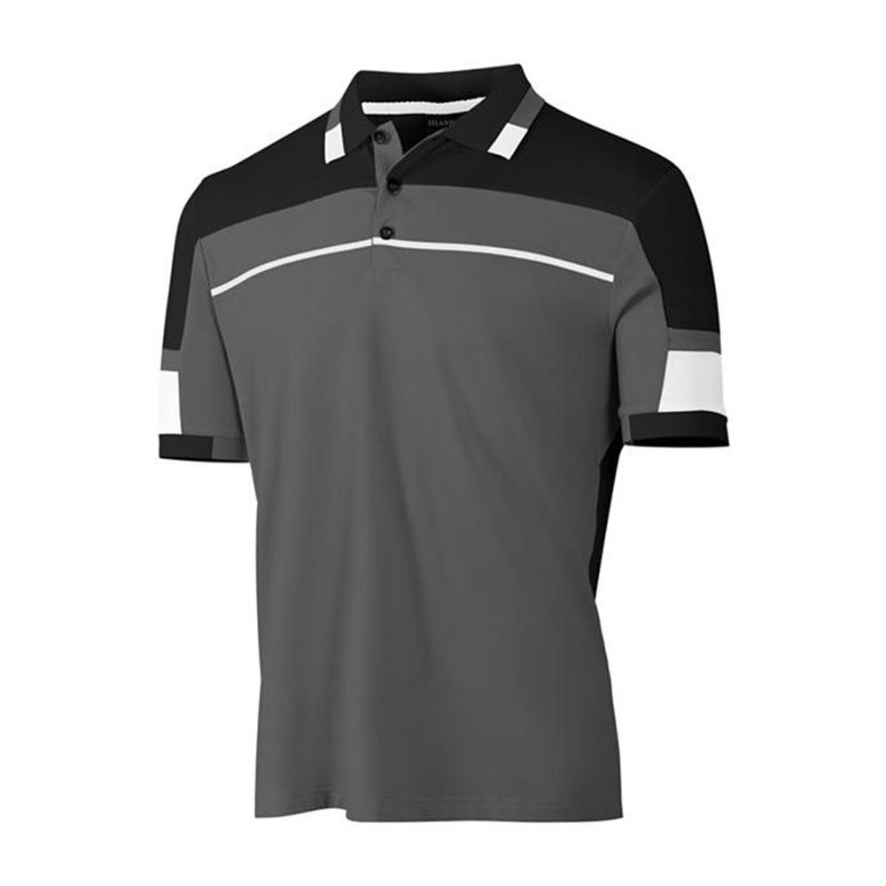 Pertemba FR - Apparel Island Green Mens Colour Block Polo Shirt L