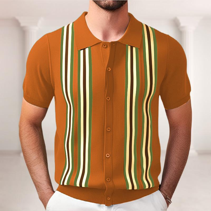 DIY Toys Nieuw poloshirt voor heren, gemaakt van puur katoen met verlaagde schouders. Hoge kwaliteit, losse pasvorm voor fitness. Veelzijdig voor dagelijkse oefeningen. Korte mouwen, casual. XL bruin
