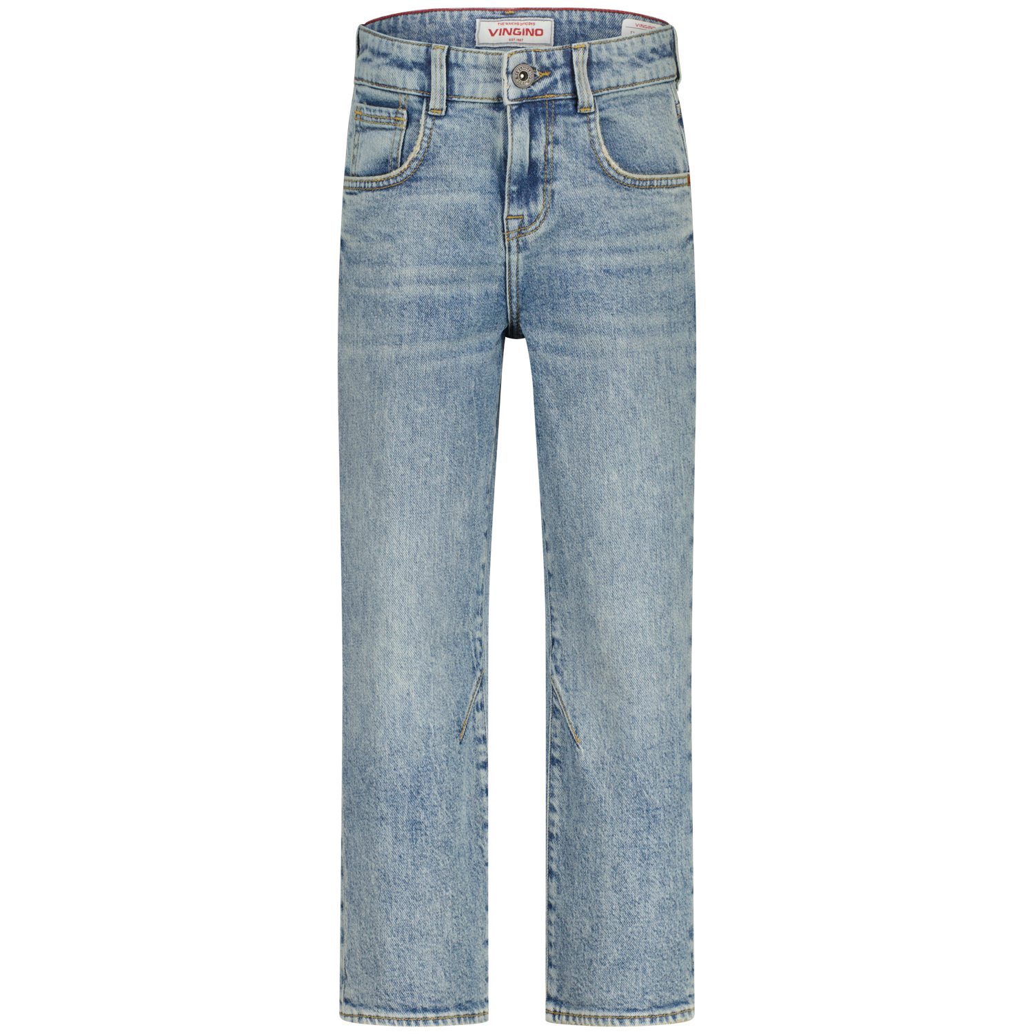 Vingino winter jeansbroek jongens - blauw - Geraldo - relaxed fit