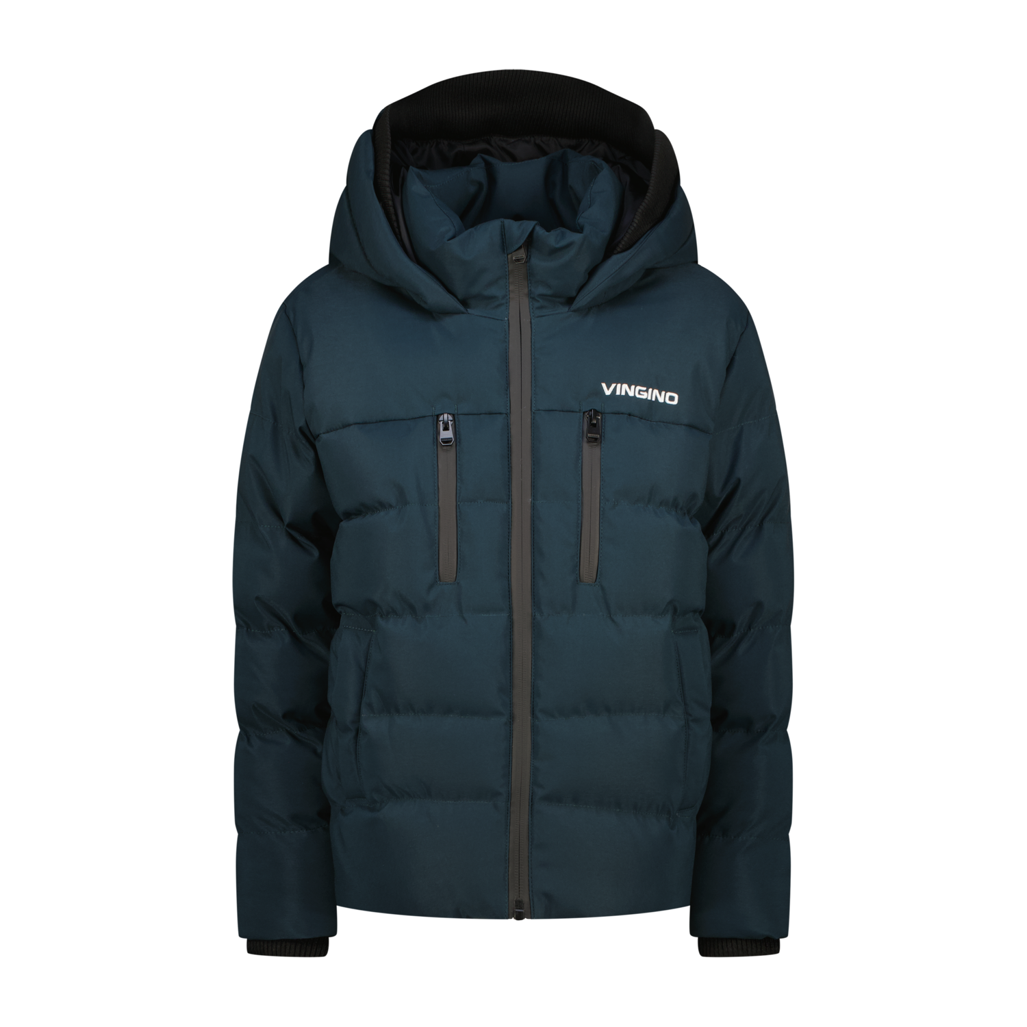 Vingino winter winterjas jongens -donker groen - Tigon - comfort