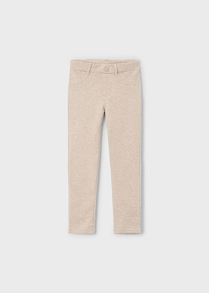 Mayoral winter broek meisjes - bruin - fleece
