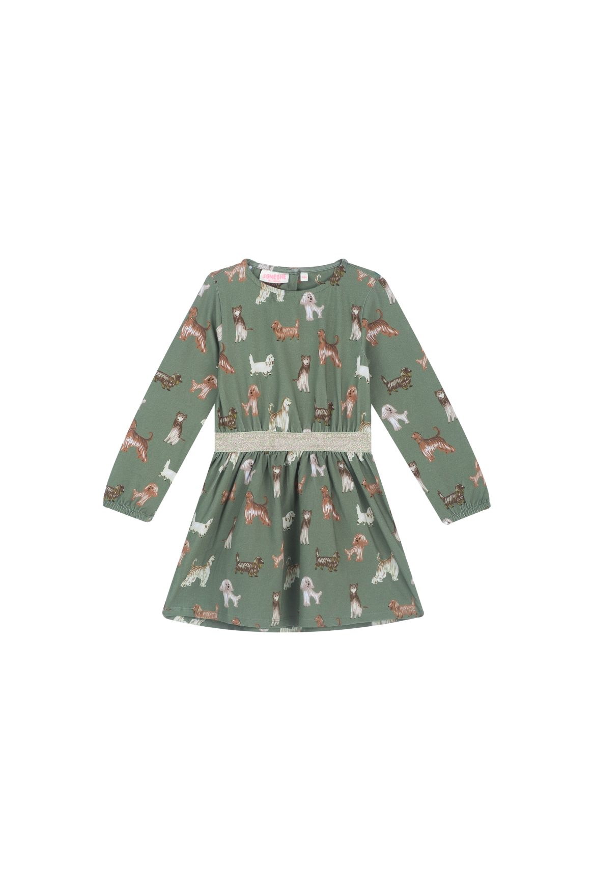 Someone winter jurk meisjes - khaki - Nel