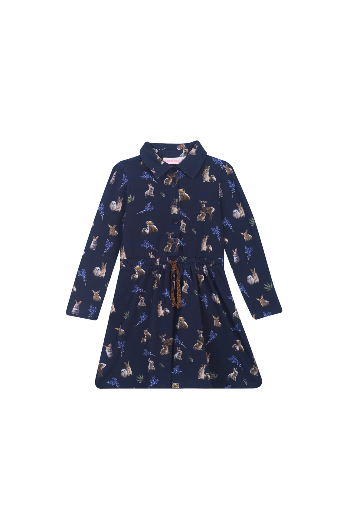 Someone winter jurk meisjes - navy blauw - Dorian