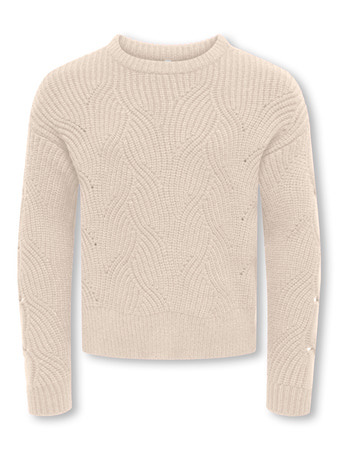Kids ONLY winter sweater meisjes - wit - KogKatia - regular fit
