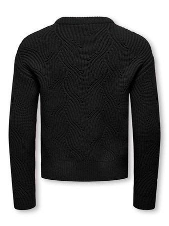 Kids ONLY winter sweater meisjes - zwart - KogKatia - regular fit