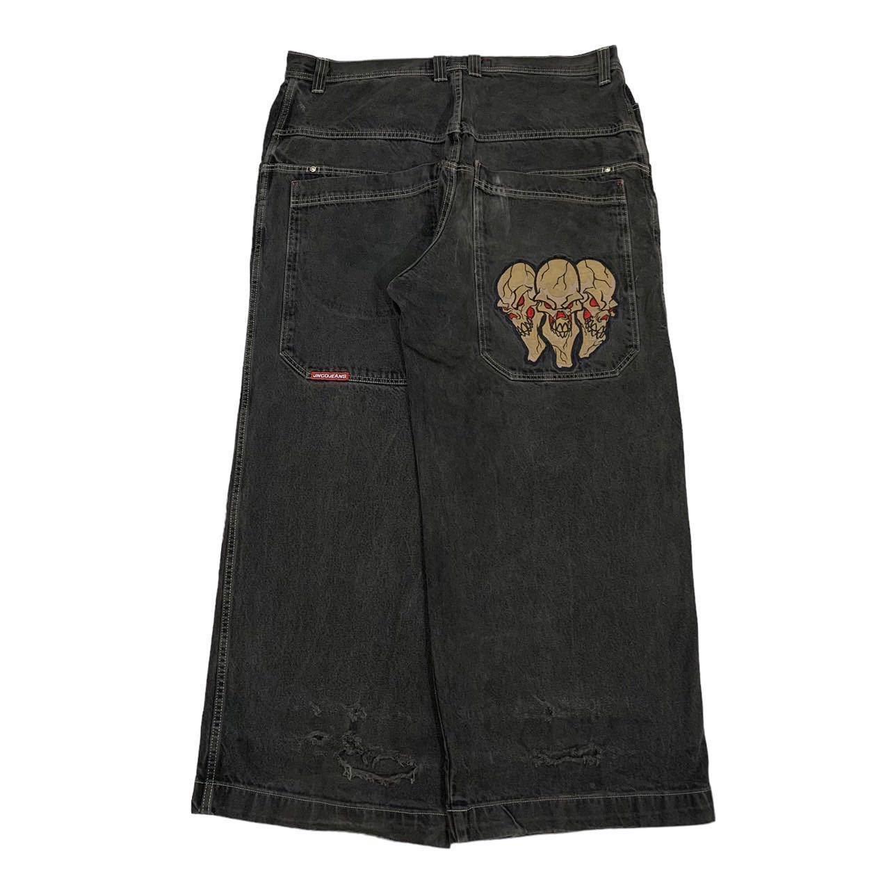 The Two American Retro Spring Hip Hop Style Trendy Loose Wide-Leg Cropped Jeans S