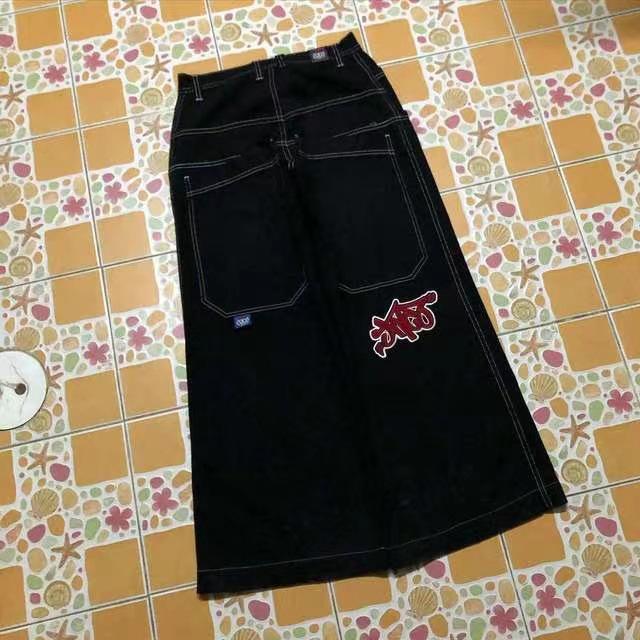 The Two American Retro Spring Hip Hop Style Trendy Loose Wide-Leg Cropped Jeans S