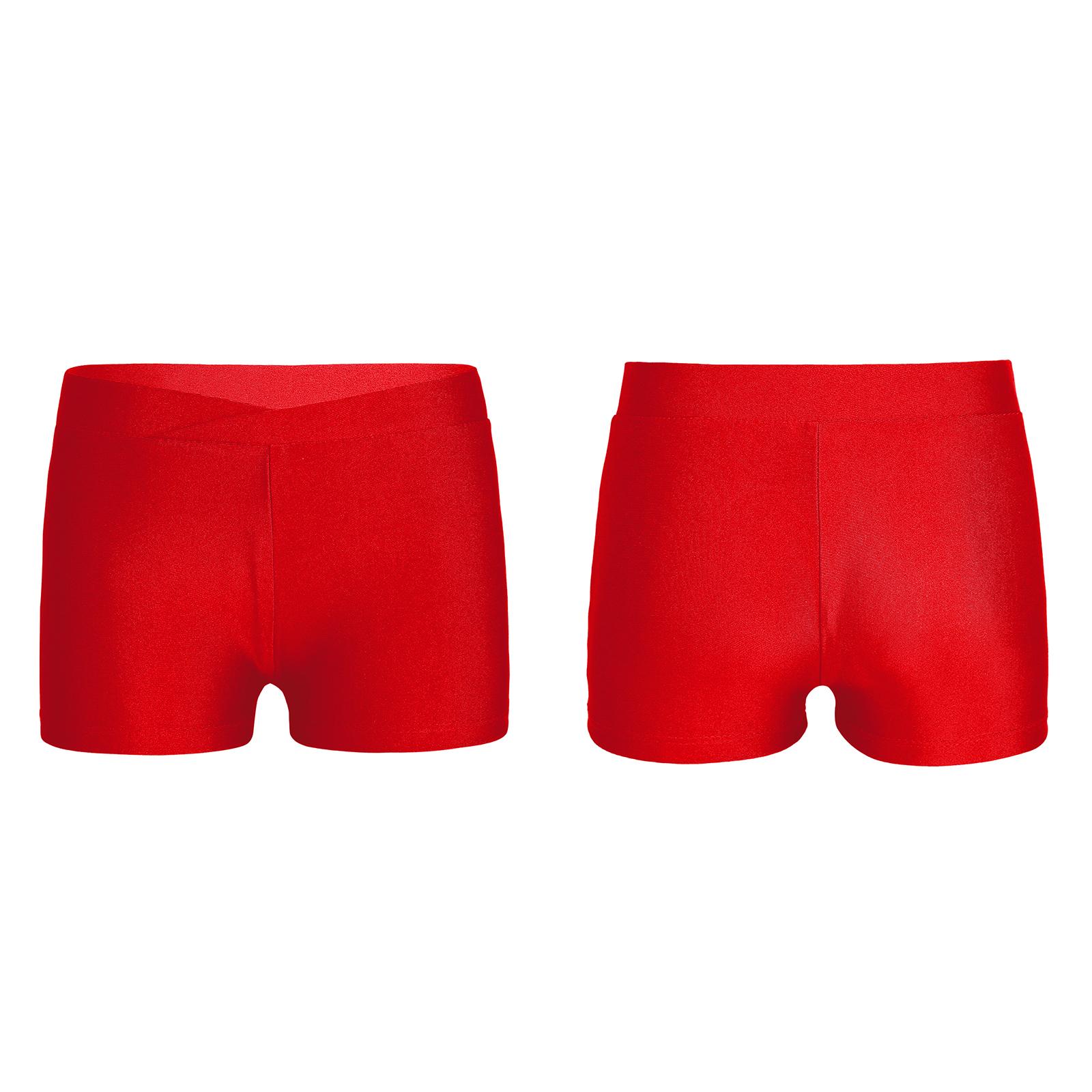 Yeahdor Kinderen meisjes elastische taille shorts kind dans sport gymnastiek workout bodems shorts 9-10 Years