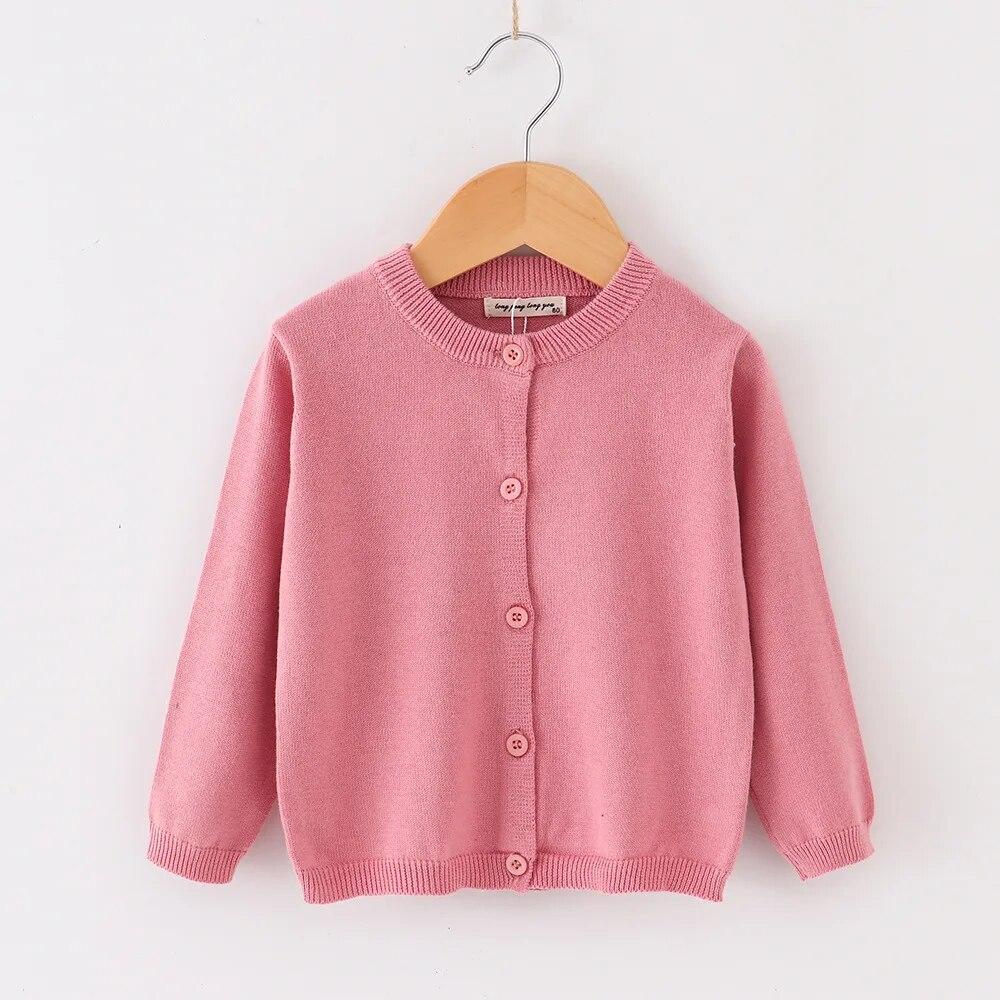 Dola Kinderen Gebreide Trui Lente Herfst Dunne Lange Mouw Baby Vest Jongens Meisjes Casual All-Match 2-10 Jaar zuigelingen Kind Bovenkleding 120cm