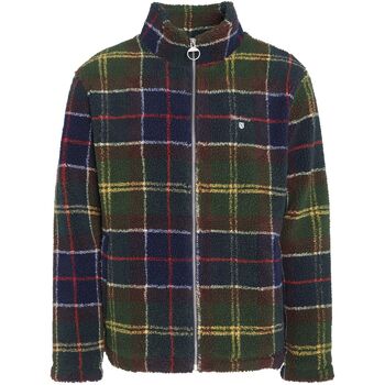 Barbour Sweater  Tartan Sherpa Fleece Vest Multicolour
