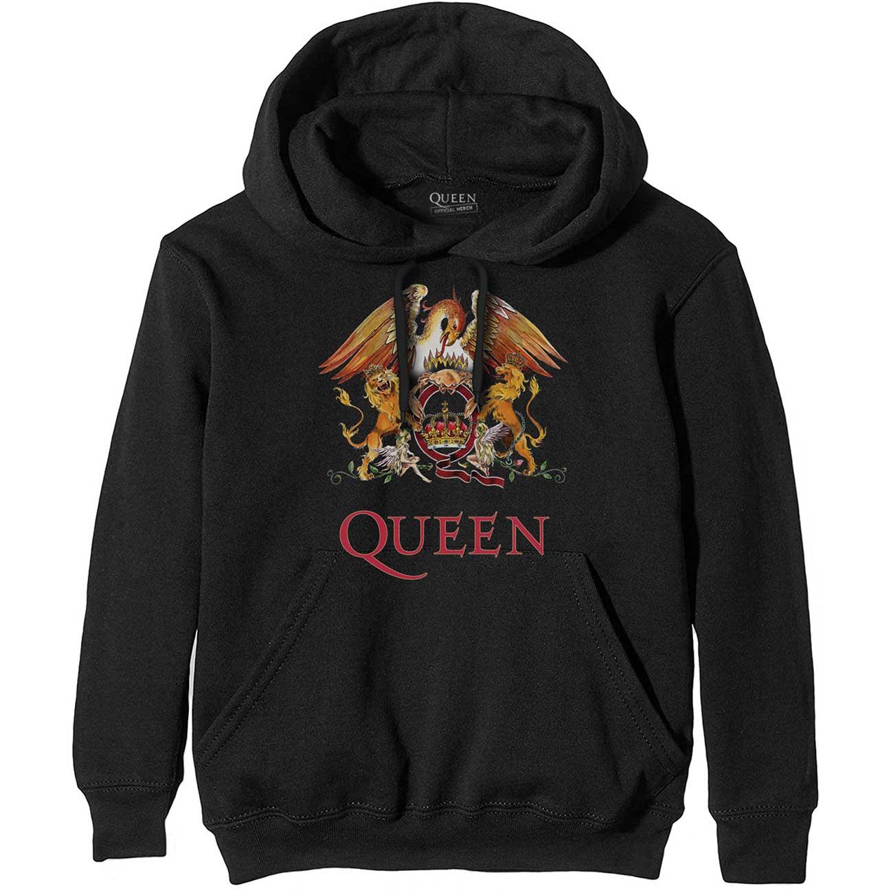 Queen Koningin Unisex volwassen klassieke Crest Hoodie XL
