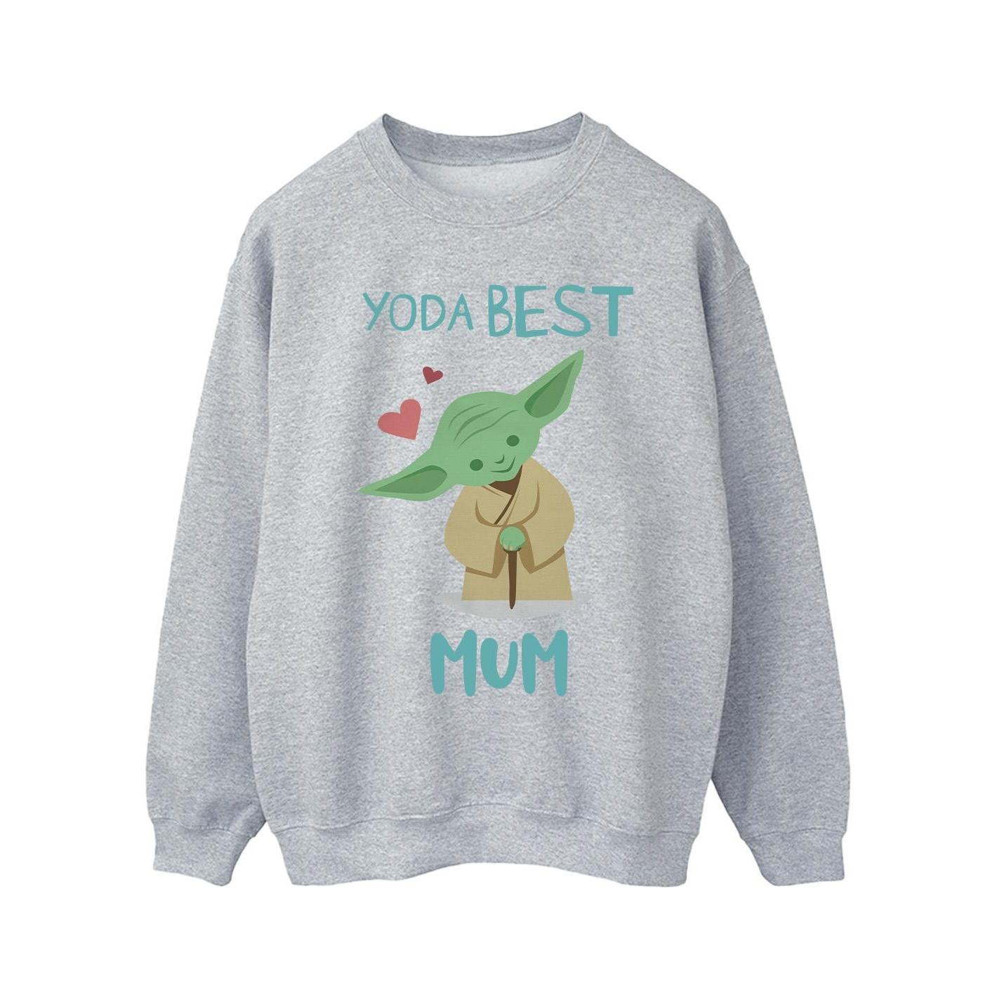 Star Wars Mens Yoda Best Mum Sweatshirt XL