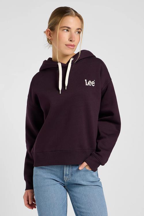 Lee Relaxed Essential Hoodie | Deep Wine