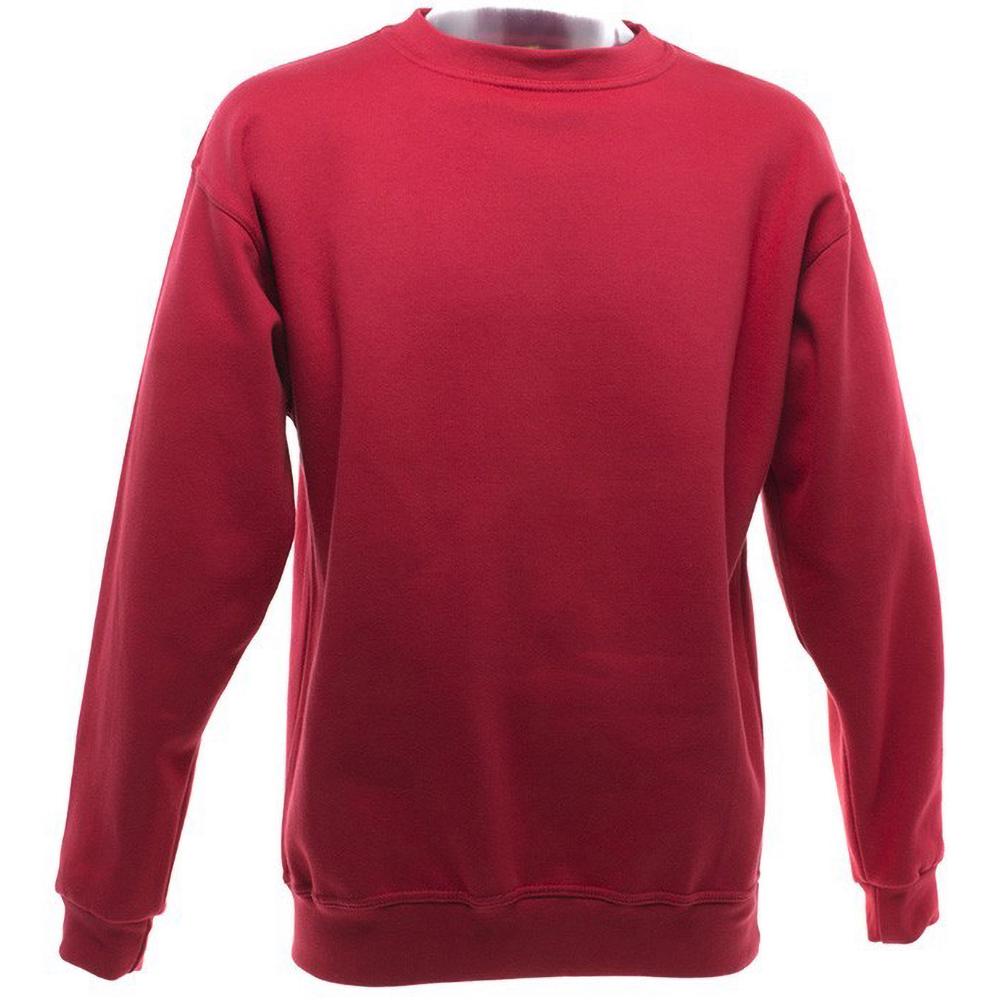 Ultimate Clothing Collection UCC 50/50 Zwaargewicht effen ingezette sweatshirttop voor heren M