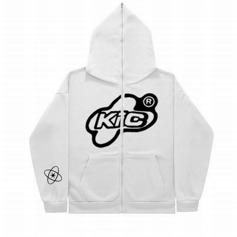 The Two 2023 Men's American Y2K Retro Full Zip Hoodie Jacket L