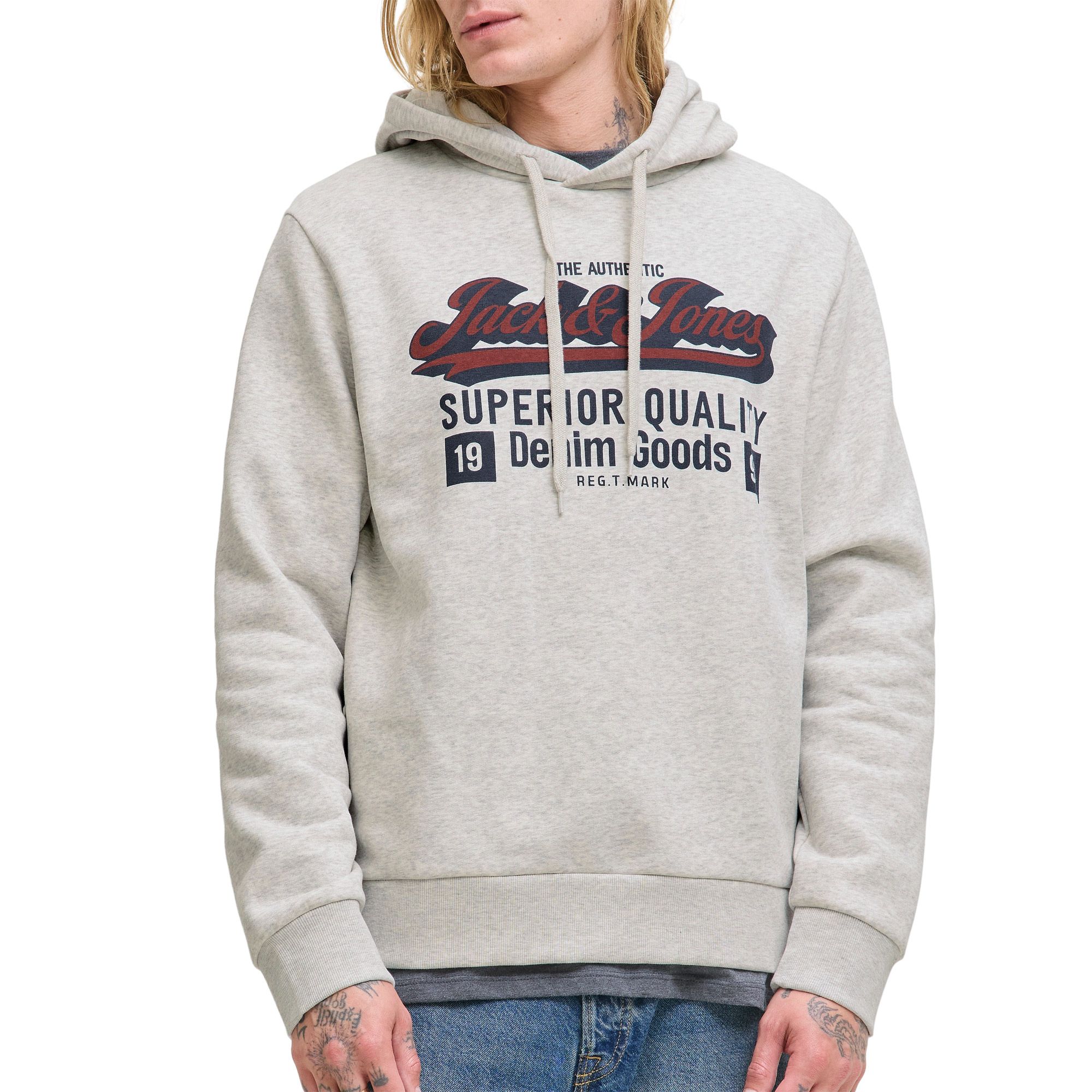 Jack & Jones Hoodie JJELOGO SWEAT HOOD 2 COL 25/26 NOOS