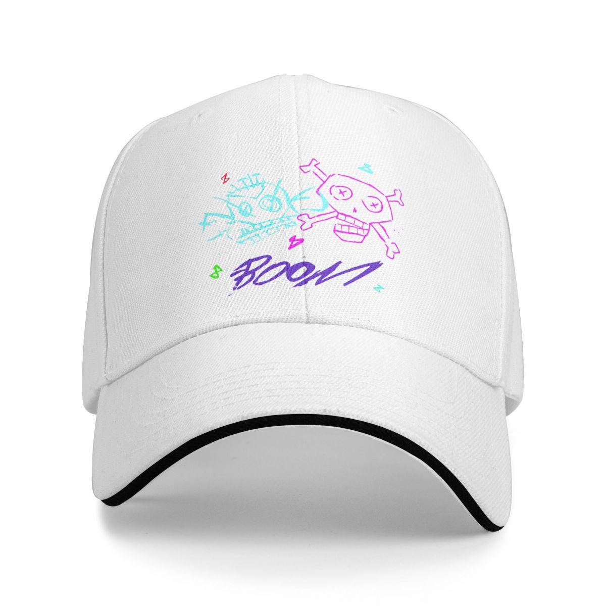 Beerloop Jinx Monkey Graffiti - Monkey Bomb Arcane League of Legends Multicolor Hat Peaked Dames Cap Gepersonaliseerde Vizier Winddichte Hoeden one size