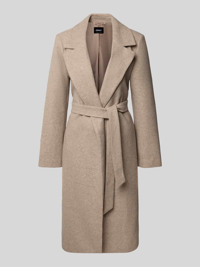 Only Lange jas ONLALVILDA LIFE WRAP COAT OTW