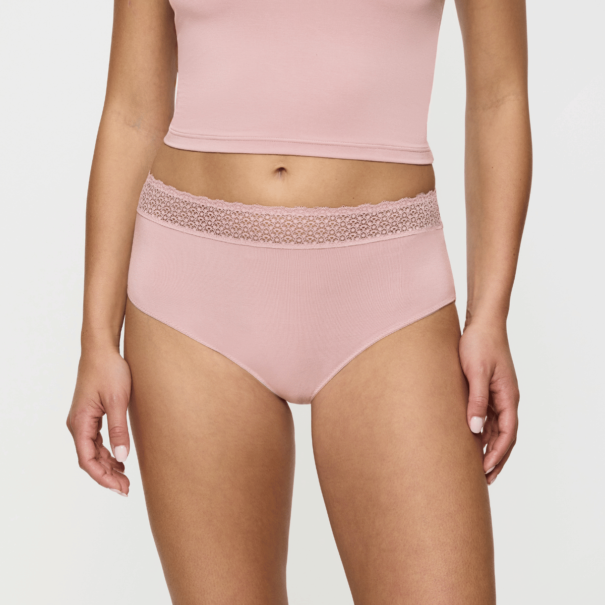 Triumph Feel Of Modal Midi midi slip, lichtroze
