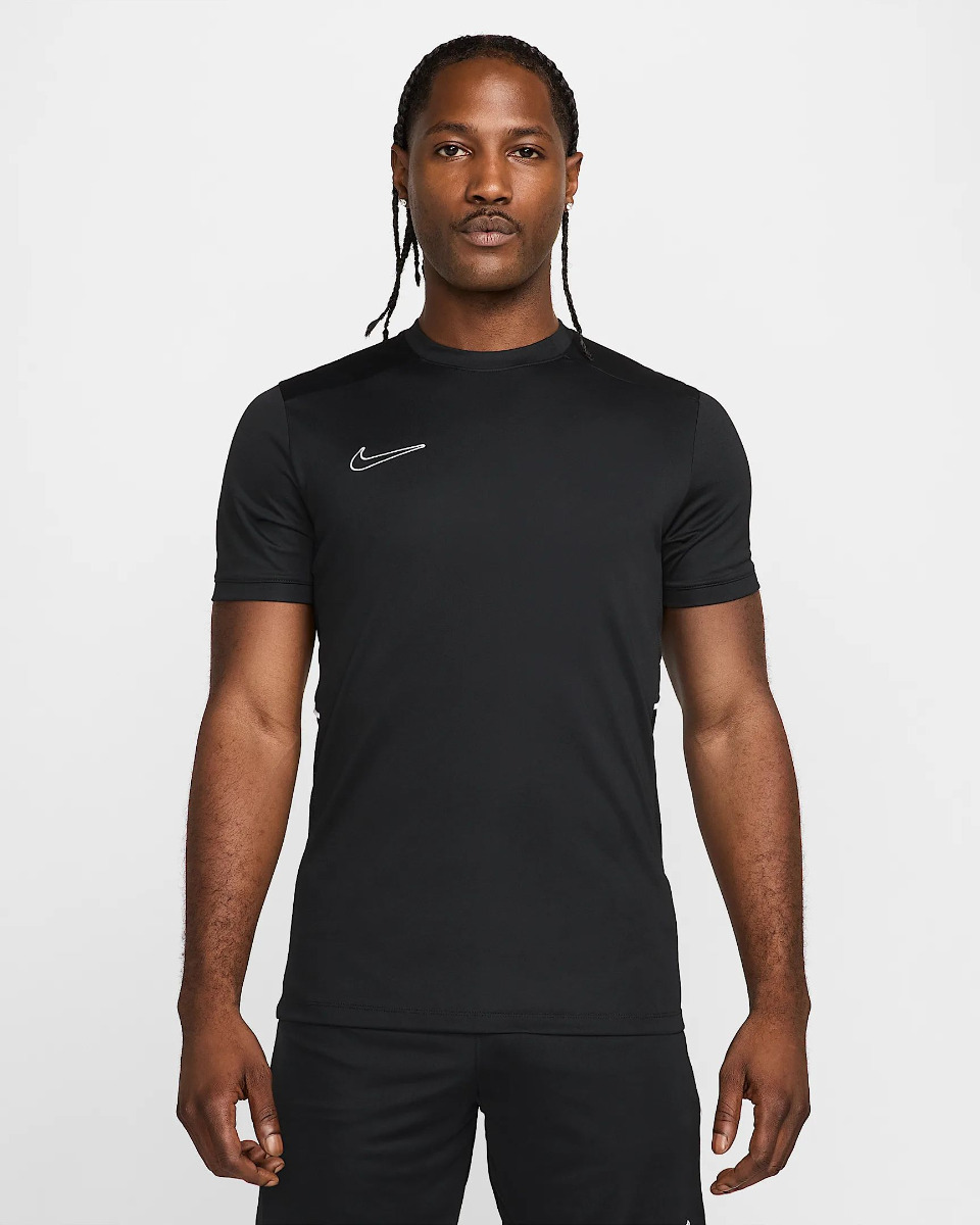 Nike academy men's dri-fit short-sl t-shirt voetbal train km here -
