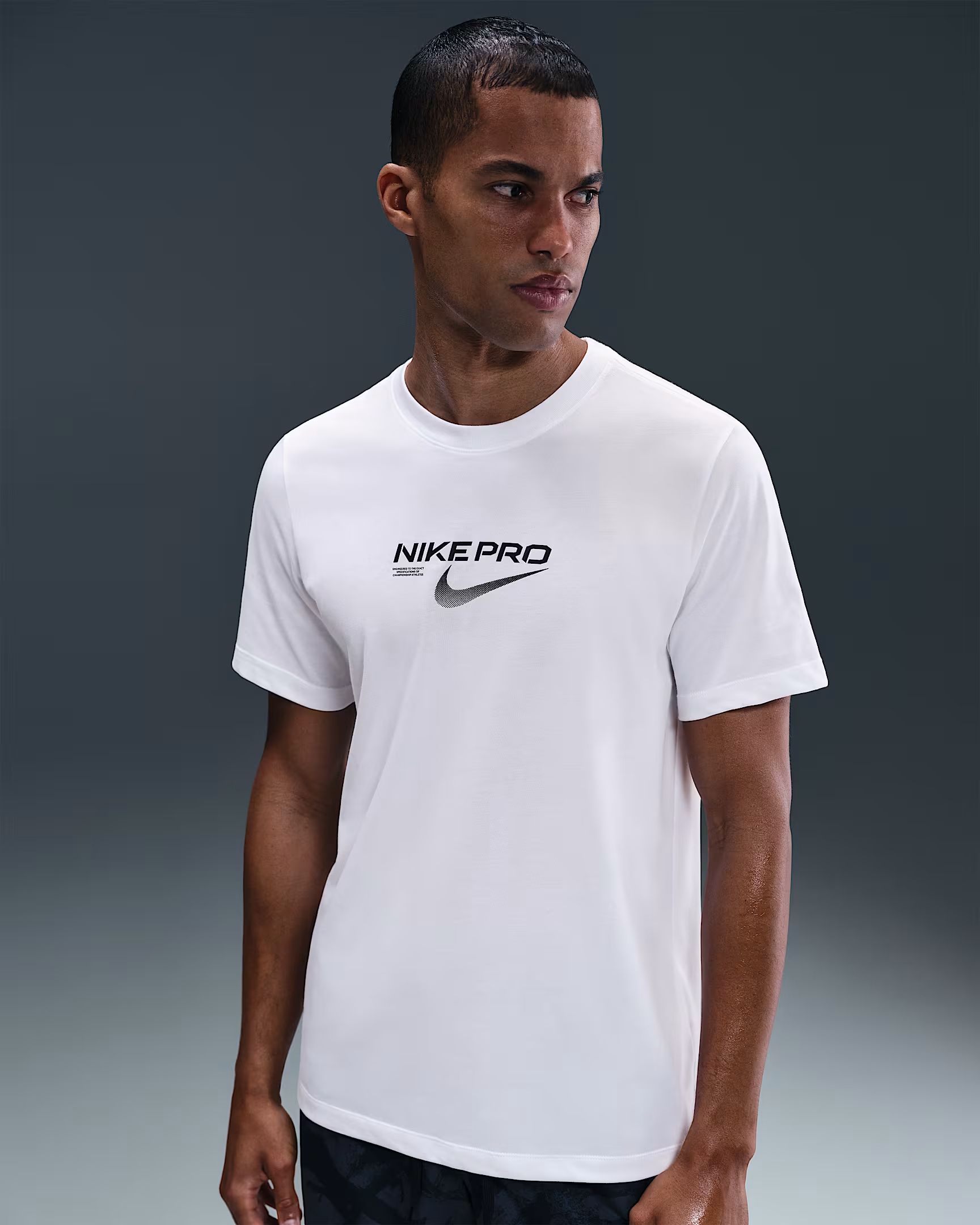 Nike m nk df tee pro training training t-shirt korte mouw heren -