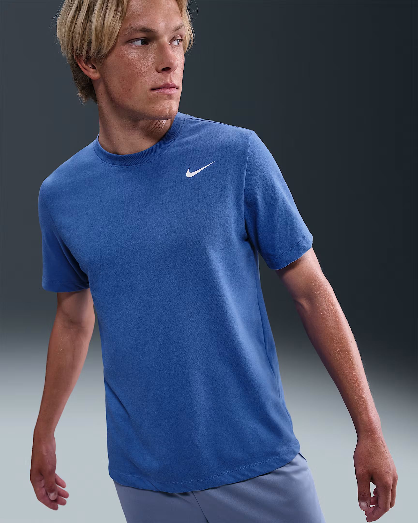 Nike dri-fit men's fitness t-shirt training t-shirt korte mouw heren -