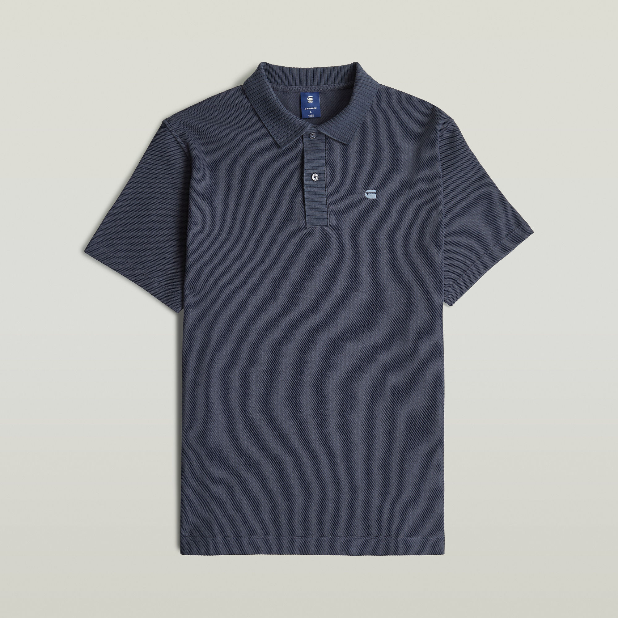 G-Star RAW Structured Polo - Donkerblauw - Heren