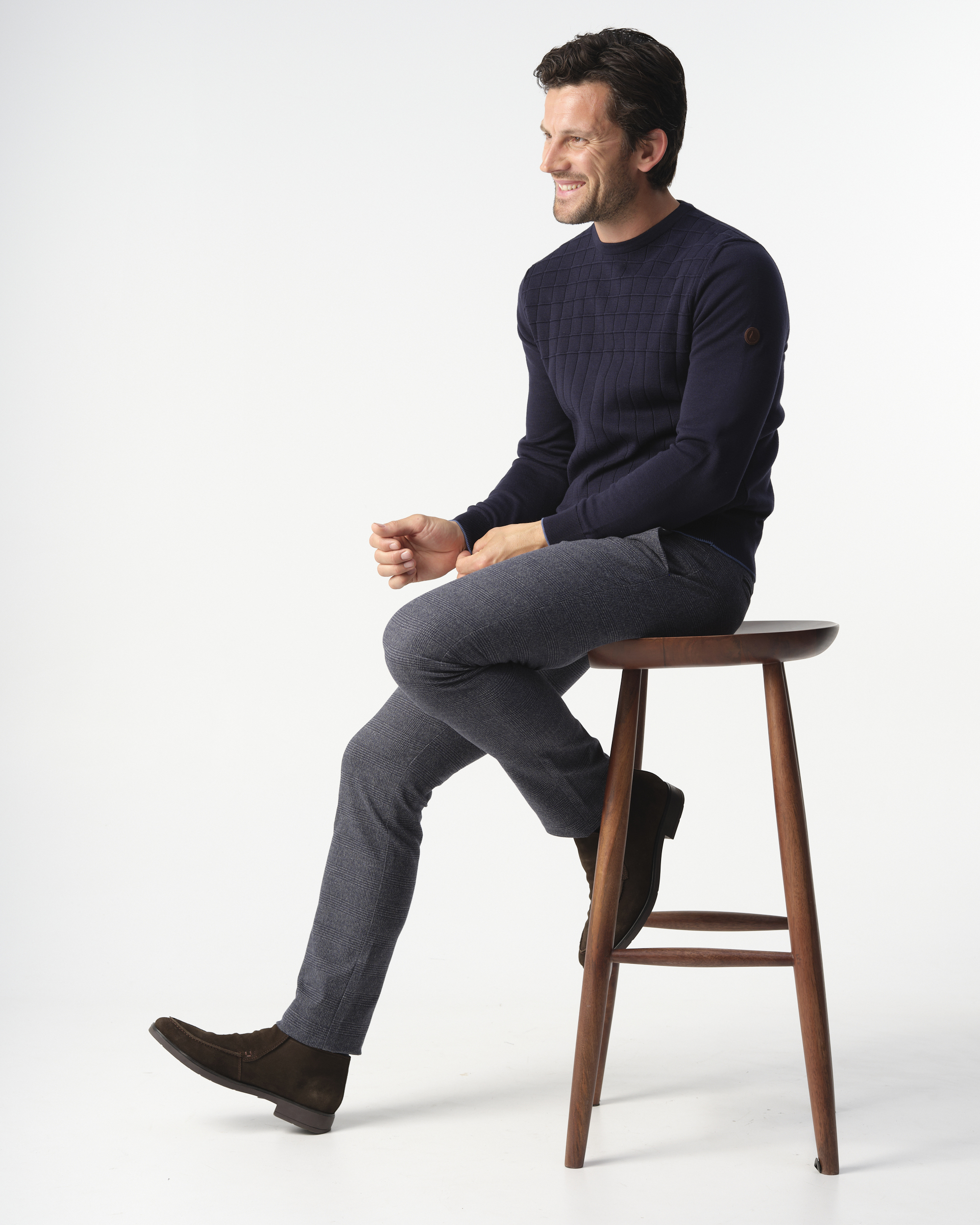 Campbell Falcon crew-neck sweater