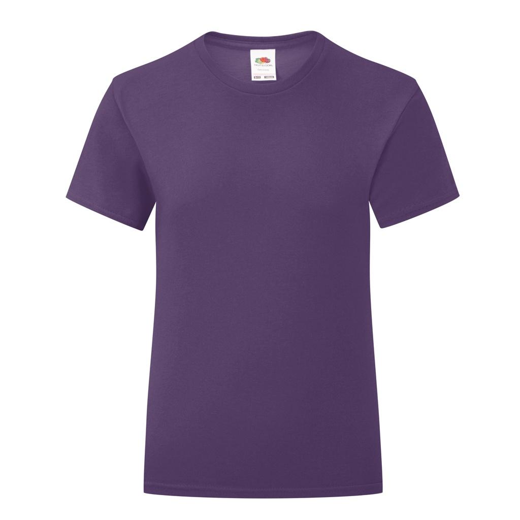 Fruit of the Loom Meisjes pictogram 150 t-shirt