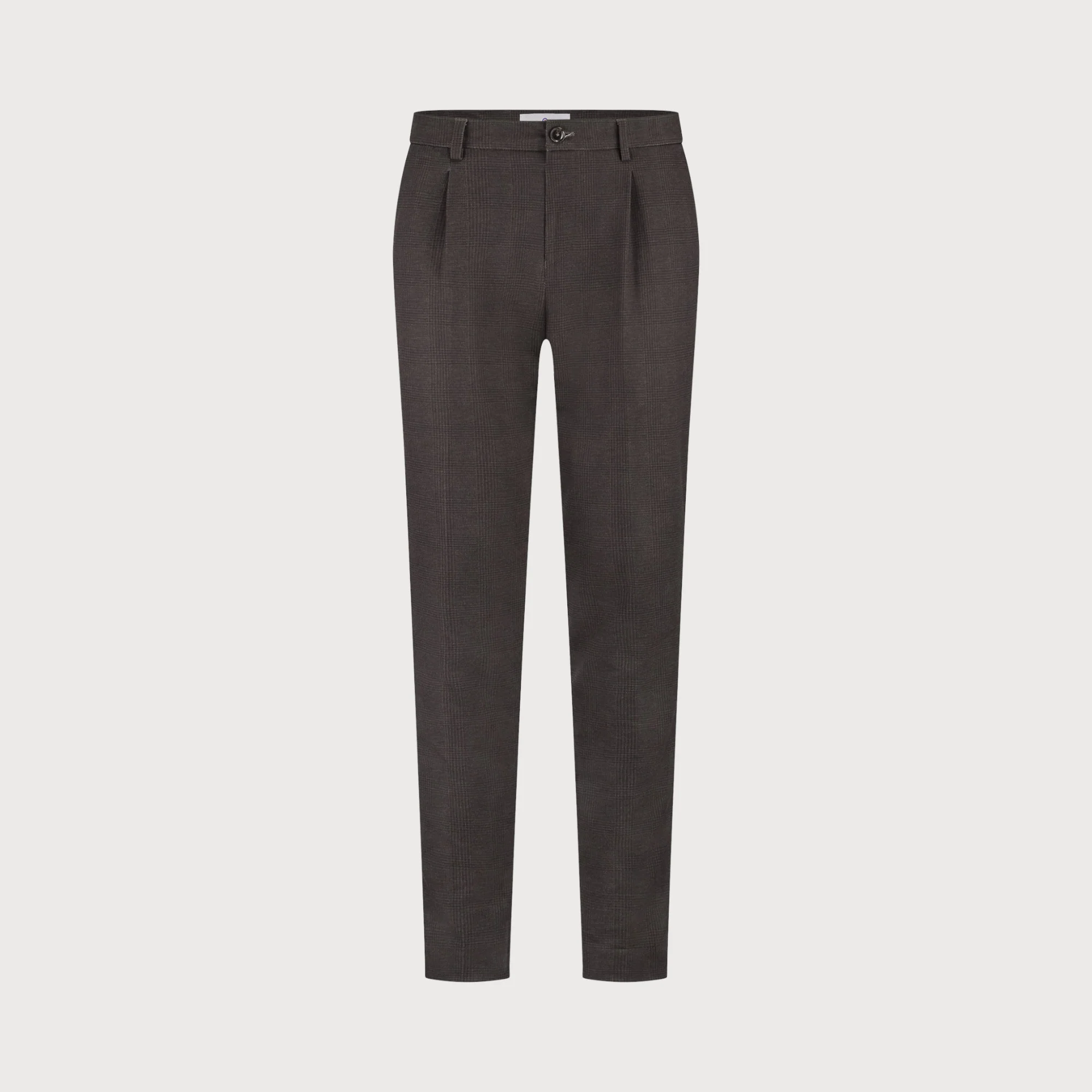 Blue Industry De ruitmotief chino |