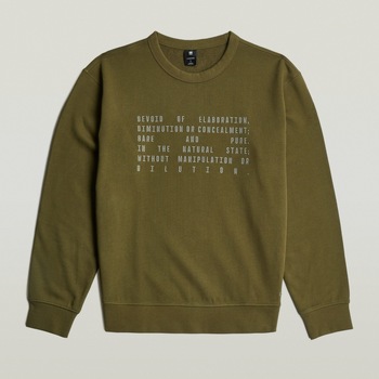 G-Star Raw Trui  TEXT GRAPHIC R SW