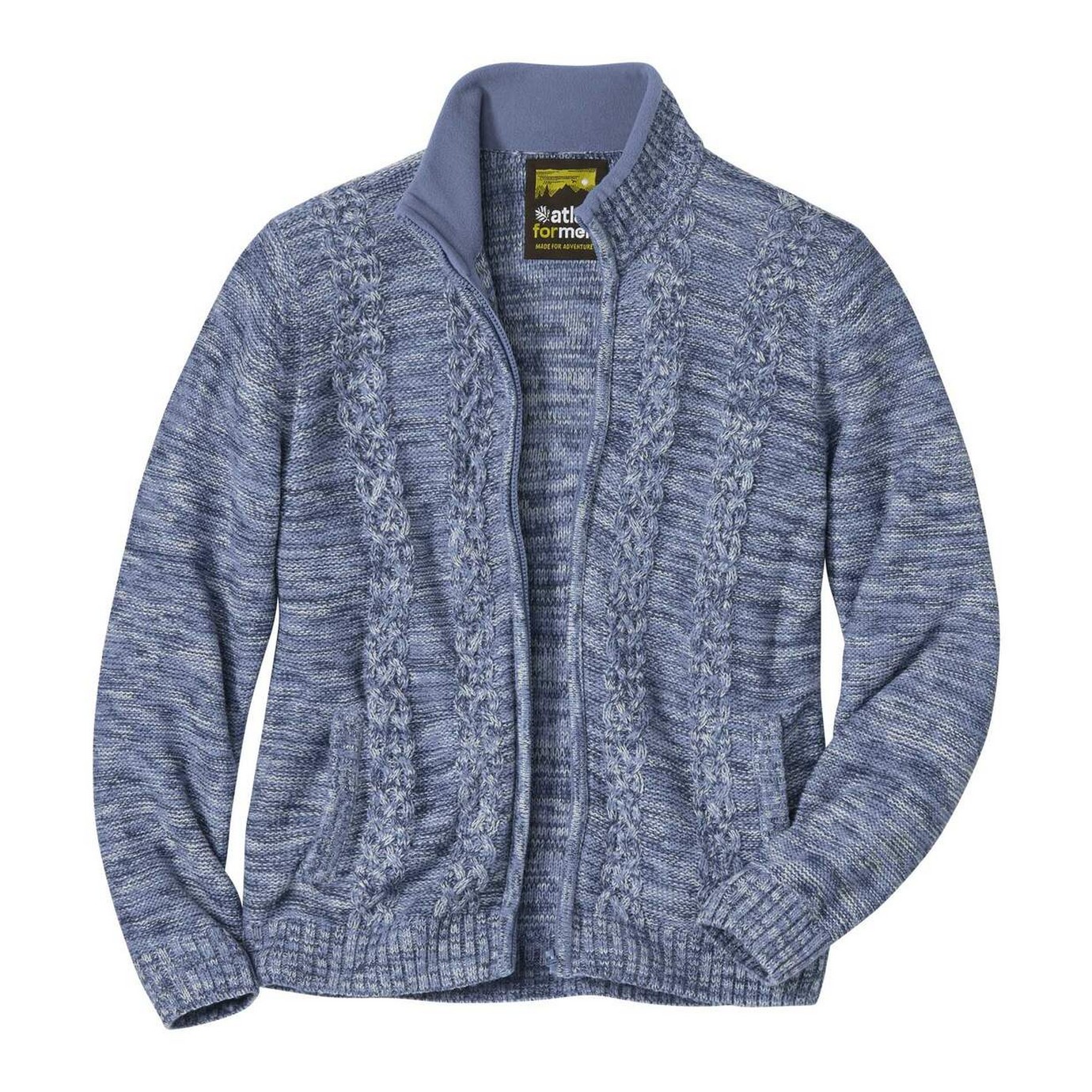 Atlas For Men Gebreide full zip jas heren