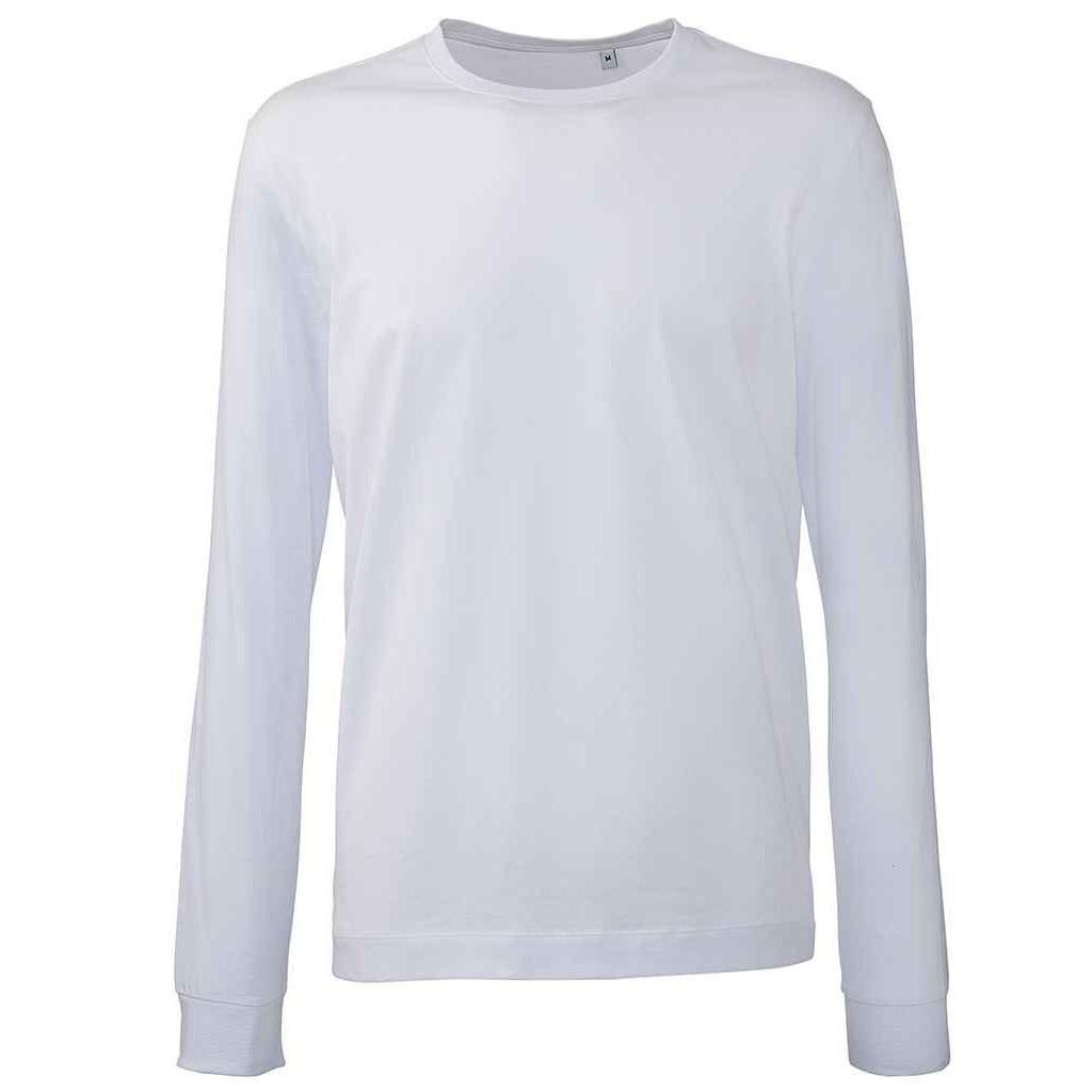Anthem Heren T-shirt met lange mouwen XXL wit