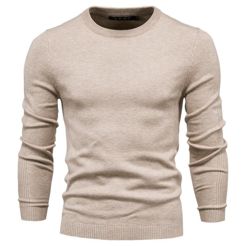 AI Supermarket Heren hoge kraag gebreide pullover trui - Herfst/Winter Casual Collectie M