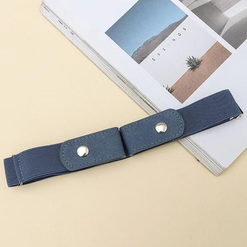 Yoghurt Nieuwe Verstelbare Stretch Elastische Tailleband Onzichtbare Riem Gespvrije Riemen voor Dames Heren Jean Broek Jurk Geen Gesp Gemakkelijk te dragen one size