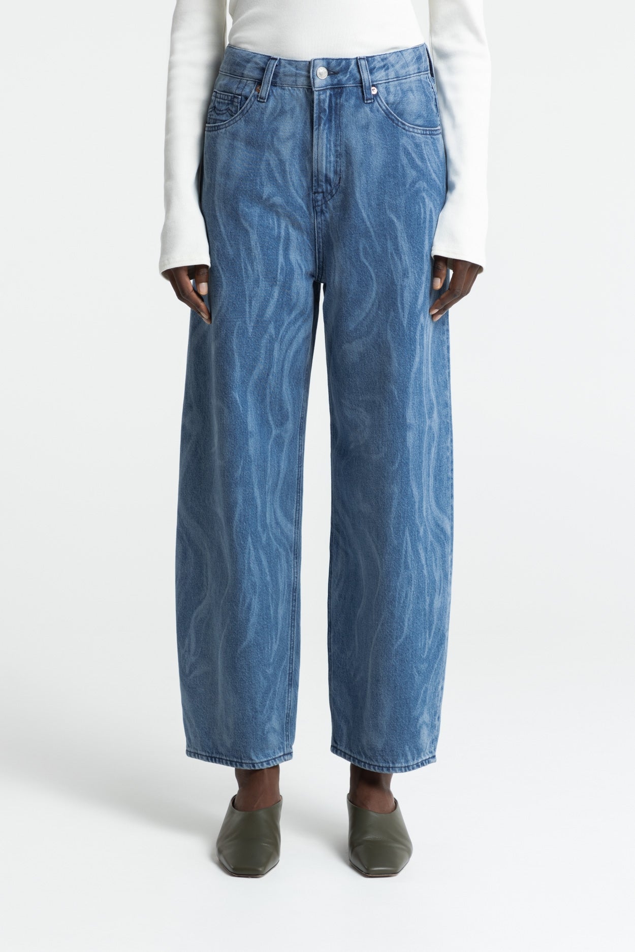 Kings Of Indigo Damen vegan Jeans Leila Blau