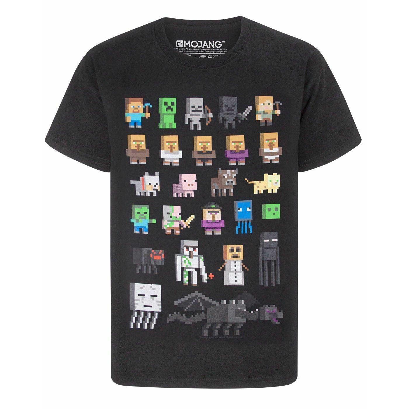 Minecraft Kinder/Kids Sprites T-shirt met korte mouwen