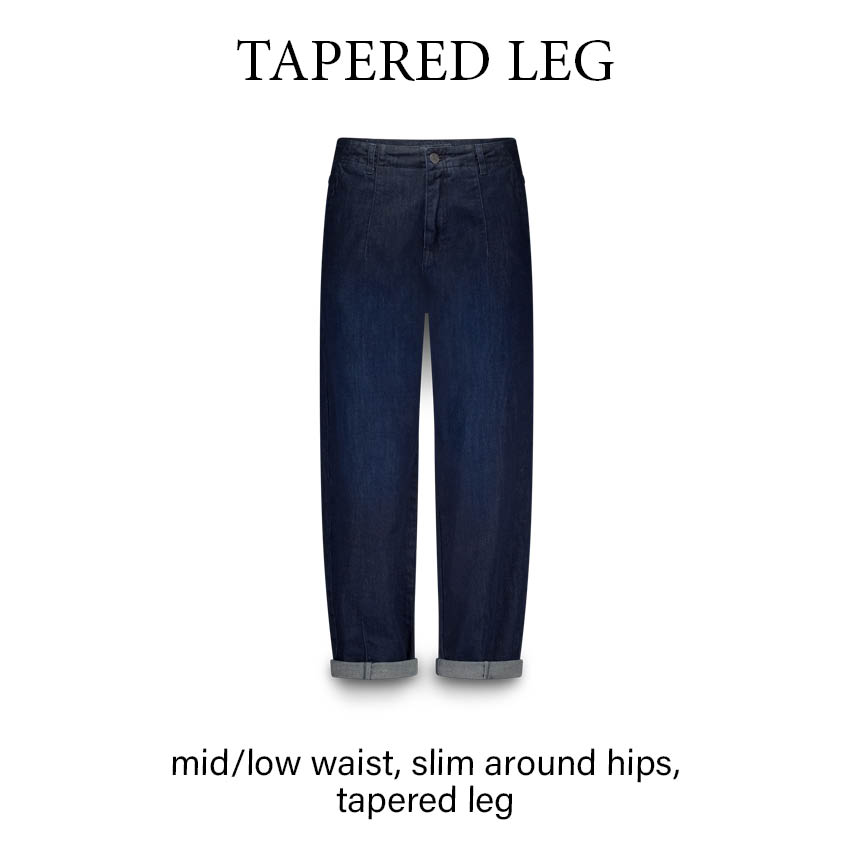 Summum Tapered jeans soft fine twill jeans 4s2740-5153