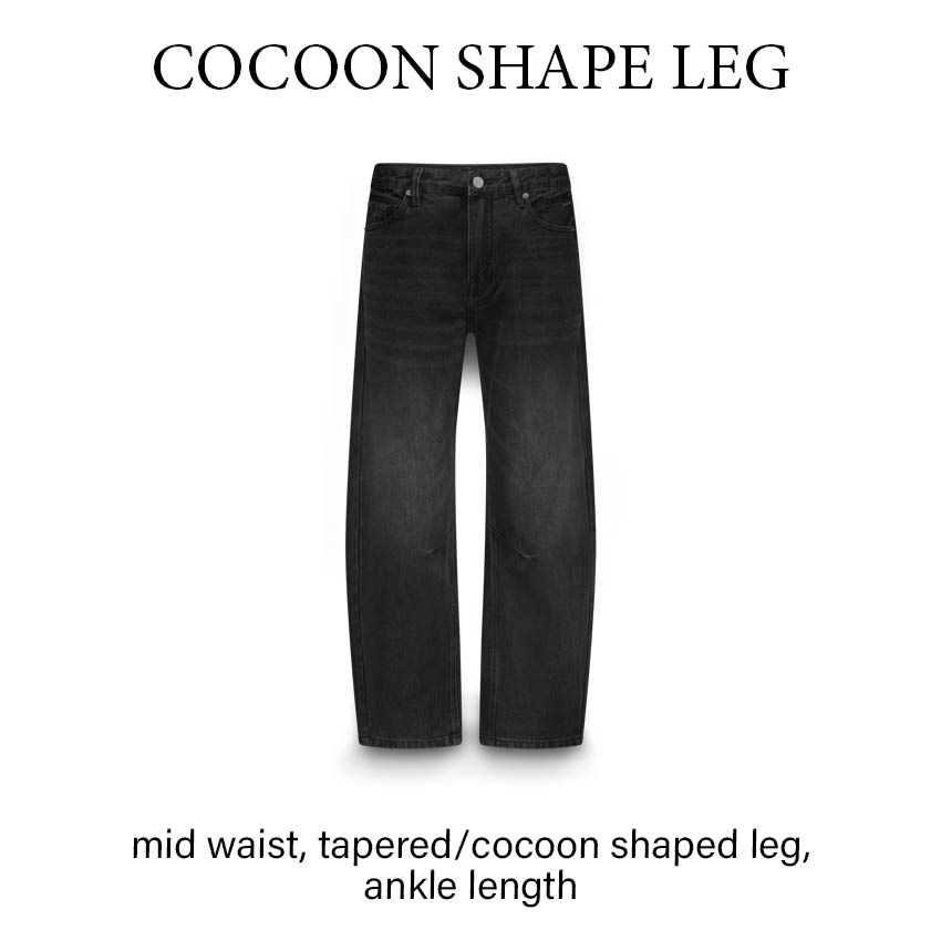 Summum Cocoon fit black cotton jeans jeans 4s2746-5181