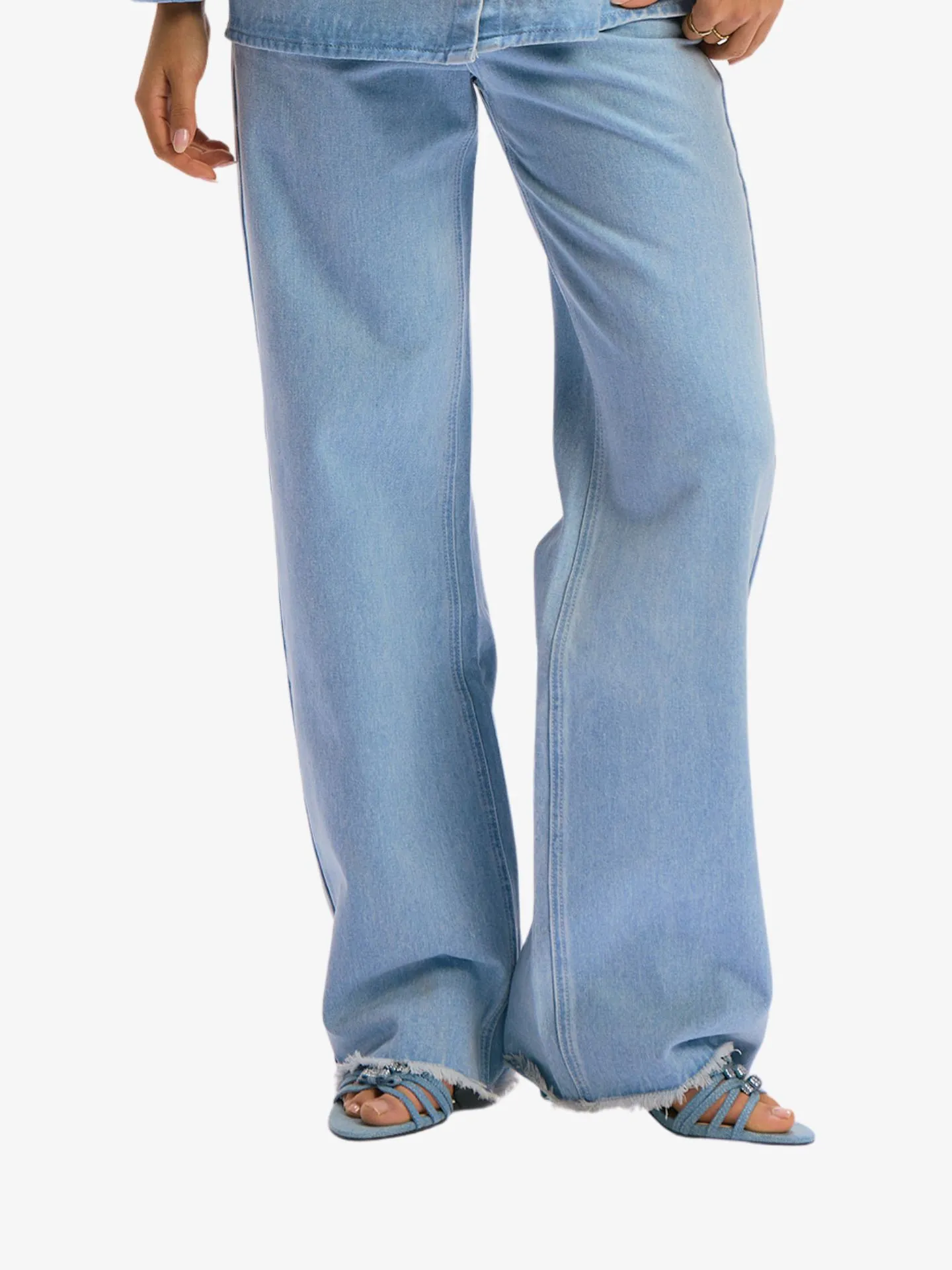Refined Department Dames spijkerbroek hannah denim light blue