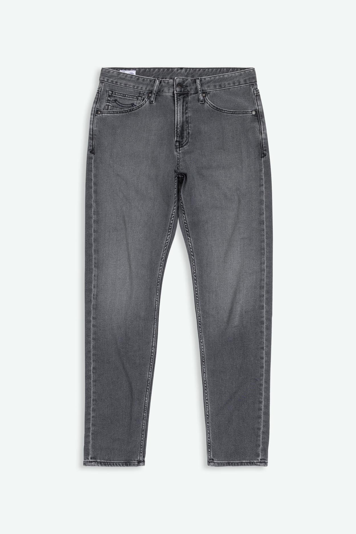Kings Of Indigo Herren vegan Jeans Addo Tapered Leg Grau