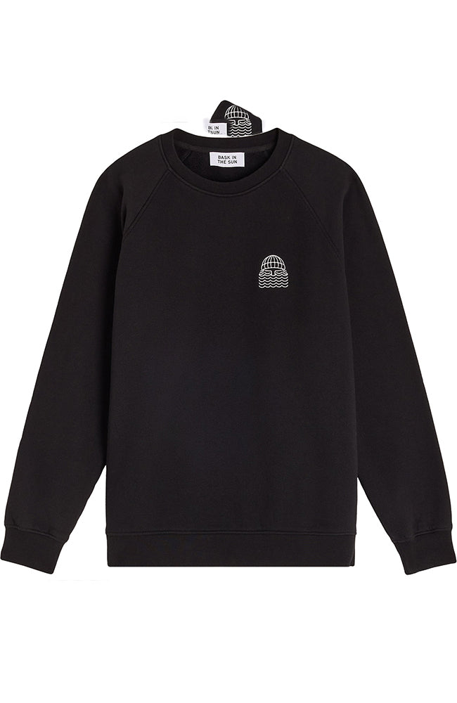 Bask in the Sun Herren vegan Sweatshirt To The Sea Schwarz