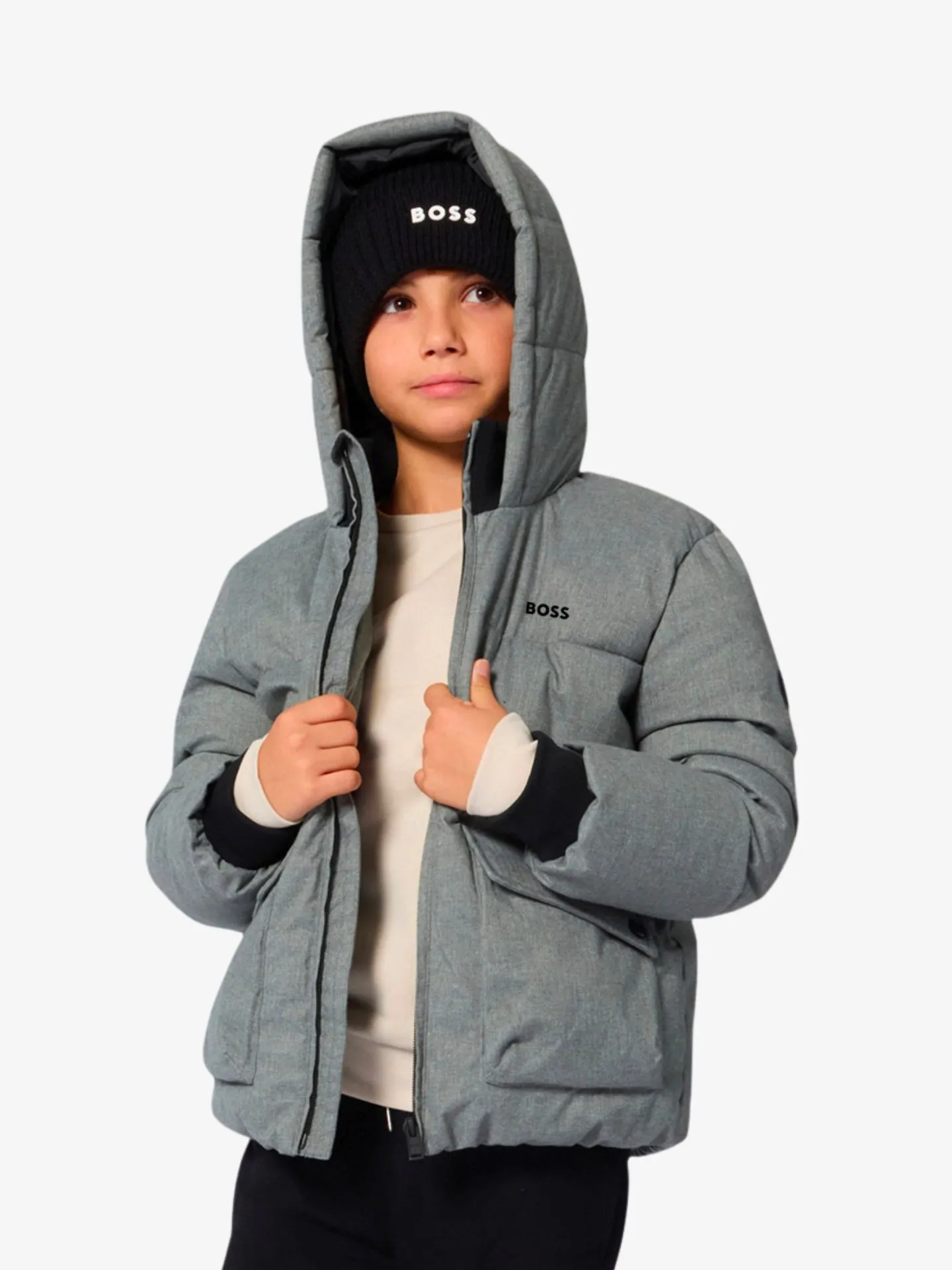 Hugo Boss Junior Jongens winterjas