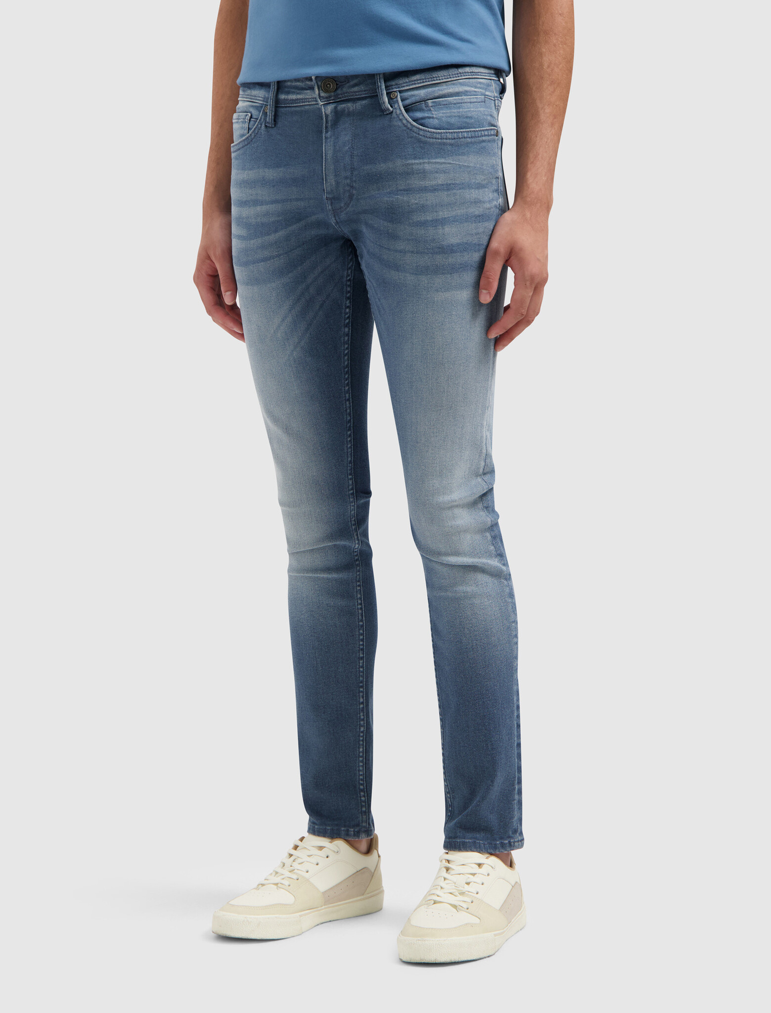 Pure Path The Jone Skinny Fit Jeans Denim Blue Grey 